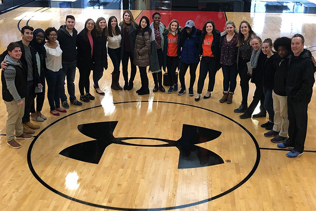 2018 DC Immersion Week students visit Under Armour