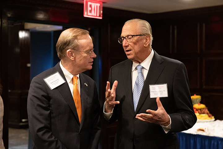 Chancellor Syverud and Paul Greenberg 